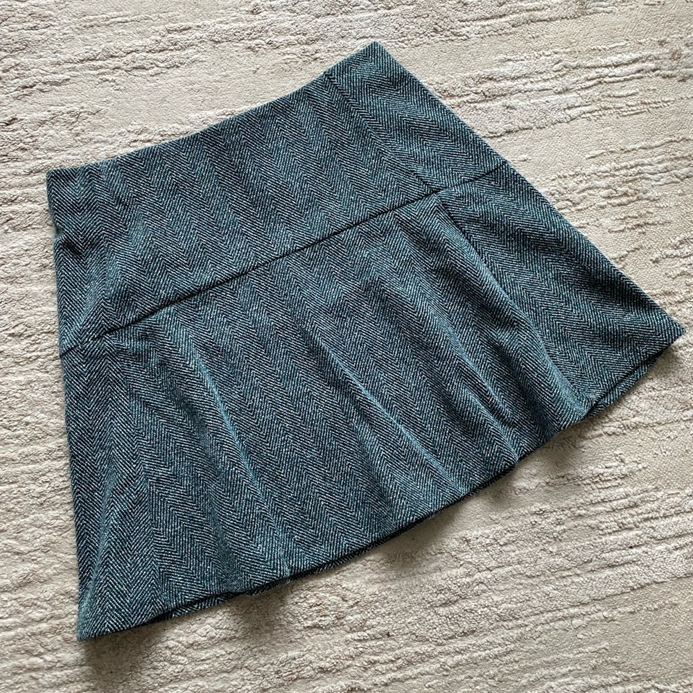 NWT LOFT Green Skirt Size M